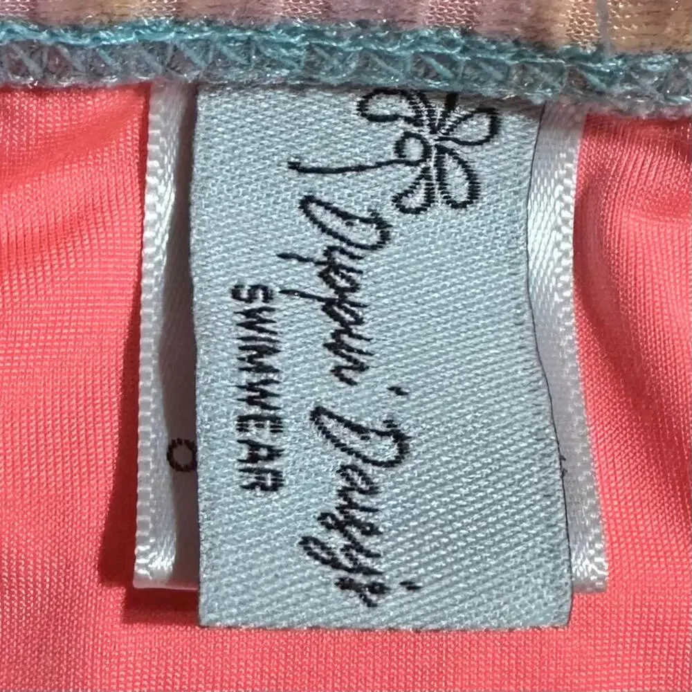Dippin Daisy’s Velvet Rib Candy Tie Dye Cheeky Bikini Bottom Size Small